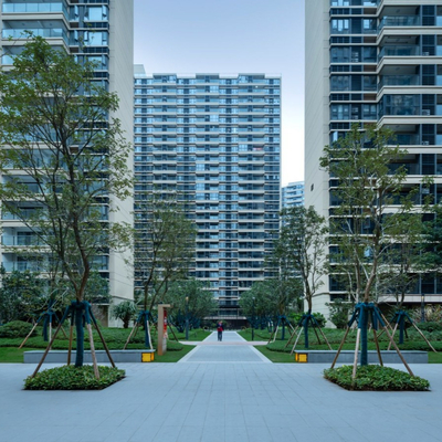 Exterior view of residential building