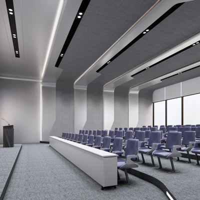 Modern lecture hall conference room