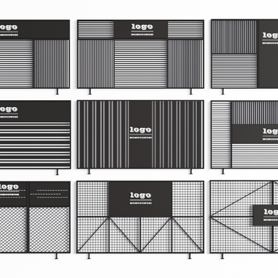 Industrial wind barbed wire fence