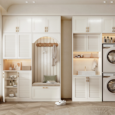 Nordic Laundry Cabinet