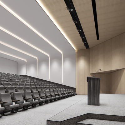 Modern lecture hall multi-function hall