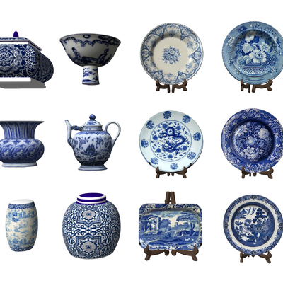 New Chinese Blue and White Porcelain