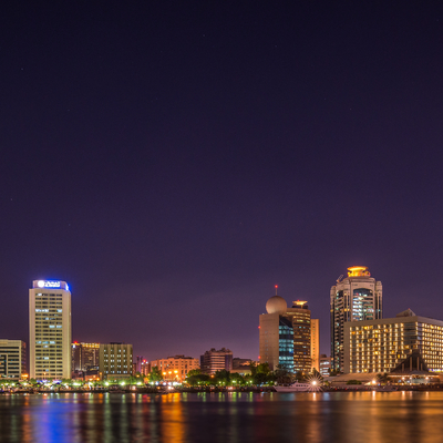 urban night view