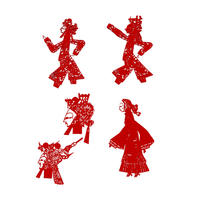 Chinese silhouette paper-cut