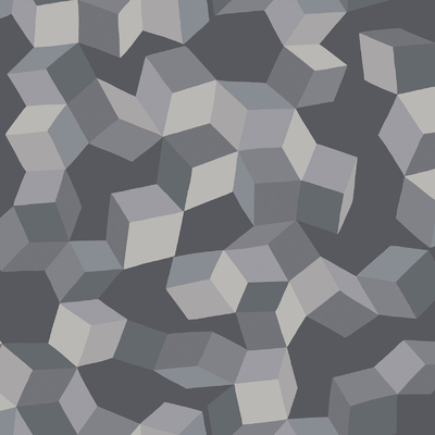 Irregular Square Geometric Pattern Wallpaper