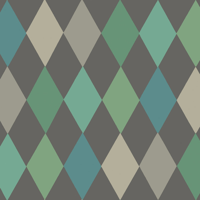 Diamond Block Geometric Pattern Wallpaper