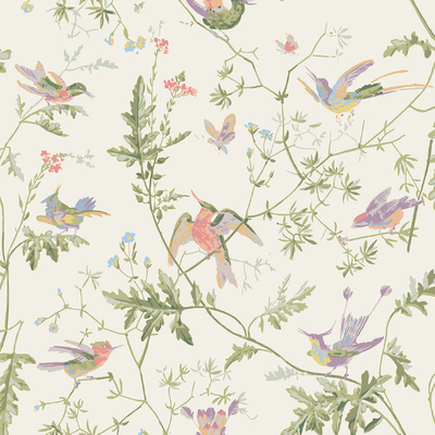 floral print wallpaper