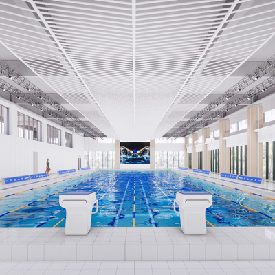 modern indoor Natatorium