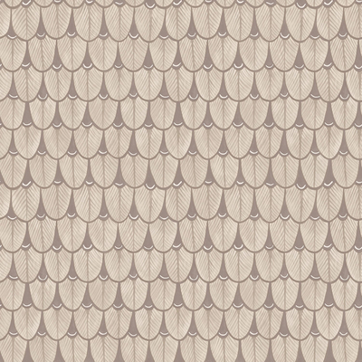 Beige printed wallpaper