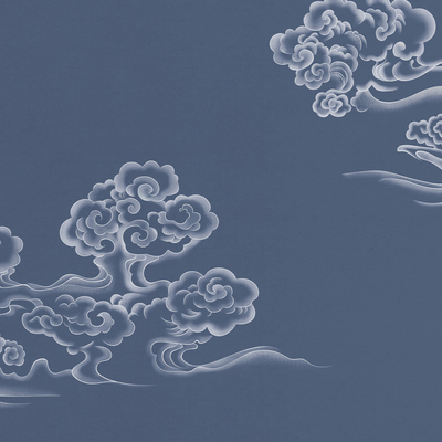 New Chinese Xiangyun Zen Mural Wallpaper