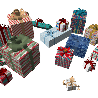 Modern Holiday Gift Box