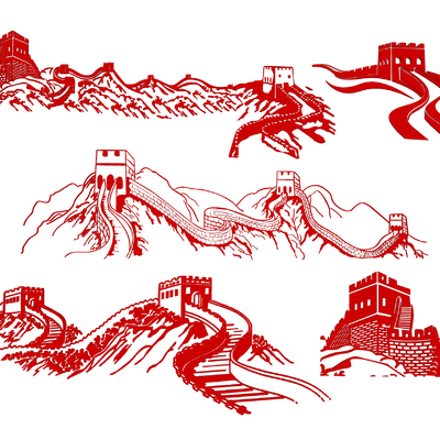 Chinese paper-cut silhouette