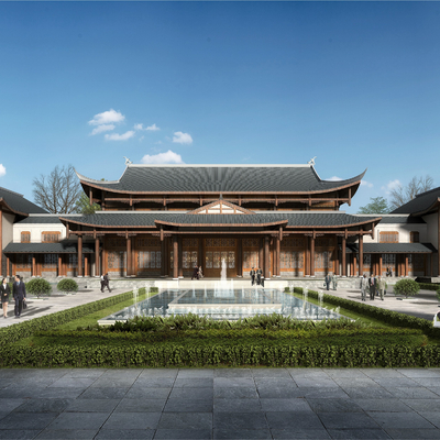 Chinese ancient architectural appearance