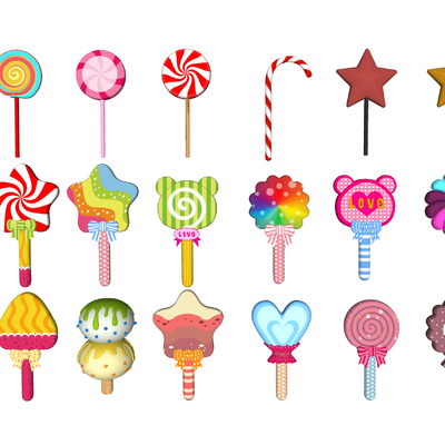 Modern Cartoon Lollipop