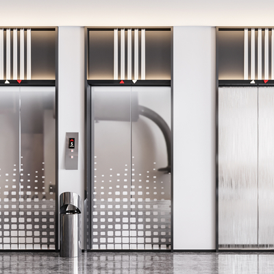 modern elevator door