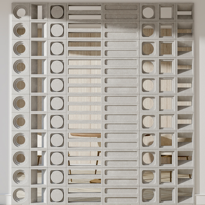 Modern component cement brick