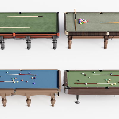 Modern billiard pool table