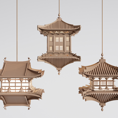 New Chinese Ancient Architecture Hanging Ornaments