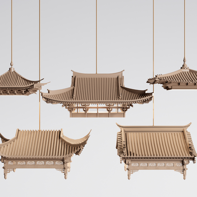 New Chinese Ancient Architecture Hanging Ornaments