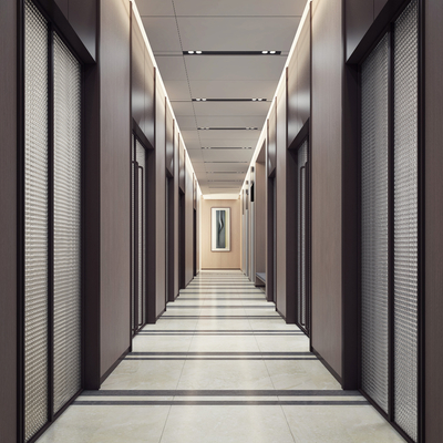 Modern Hotel Away Corridor