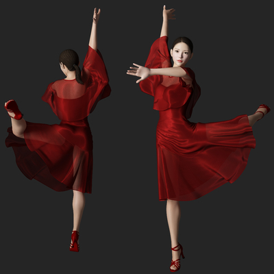 Modern Dance Beauty Characters