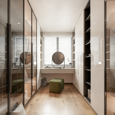 Modern Affordable Luxury Style Cloakroom