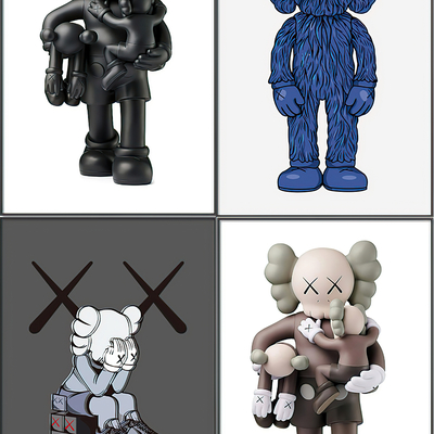 Kaws Hanging Paintings