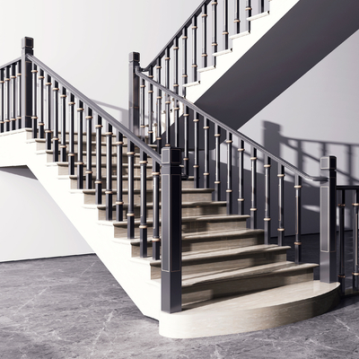 Modern iron staircase