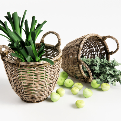 Nordic Vegetable Basket Bamboo Basket