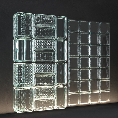 Modern glass brick