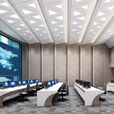 Modern Control Room Command Center