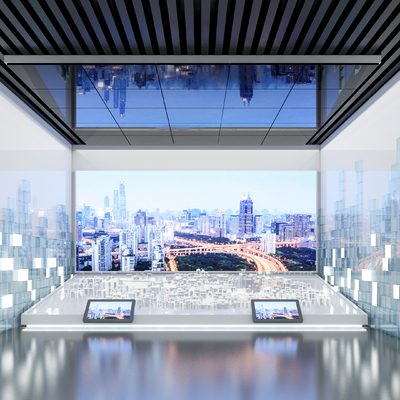 Modern Immersive Technology Corporate Showroom