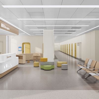 Modern Hospital Waiting Room