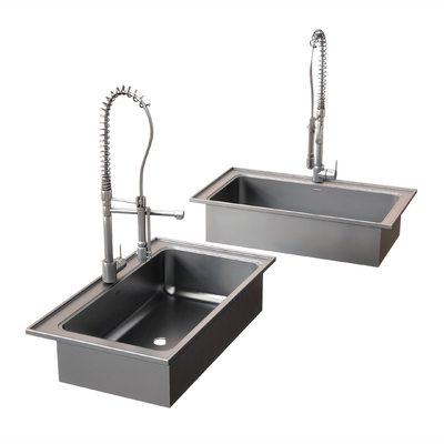 Modern stainless steel sink