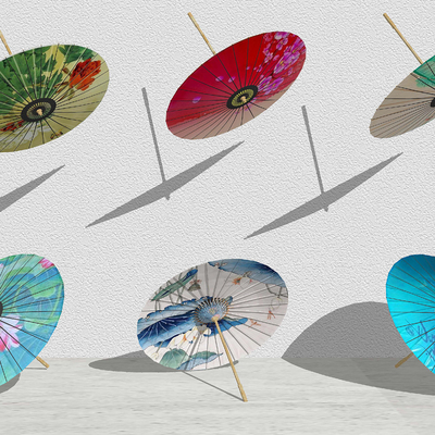 Modern oil paper umbrella