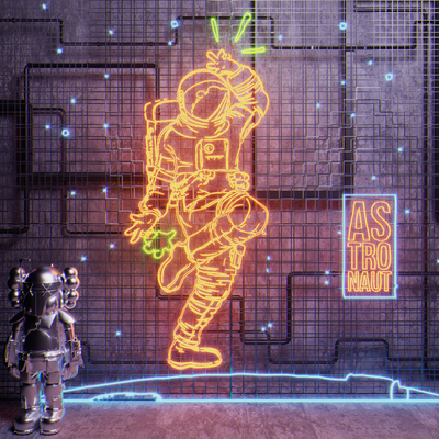 Modern Astronaut Neon