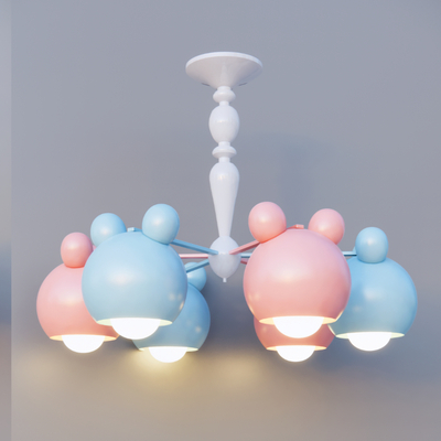 Modern children's cartoon chandelier