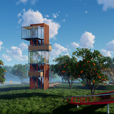 Modern Observation Tower