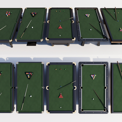 Modern billiard table