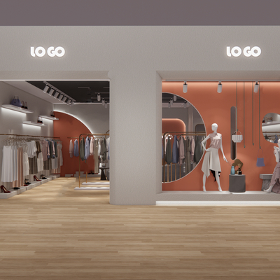 Modern Clothing & Luggage Shop