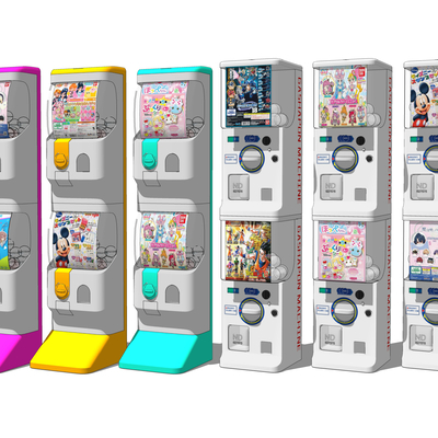 Modern Gashapon Machine Entertainment Equipment