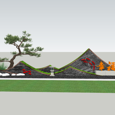 Landscape identification of Chinese residential area