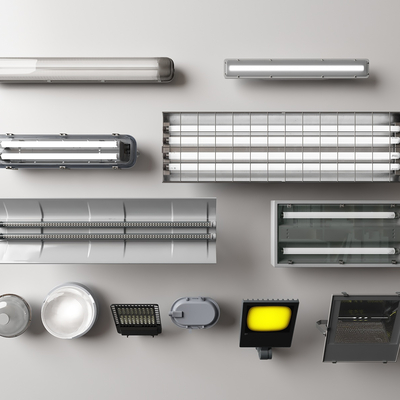 Modern emergency light double row tube