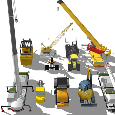 modern construction machinery