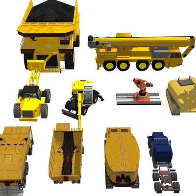 modern construction machinery