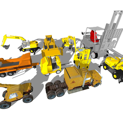 modern construction machinery