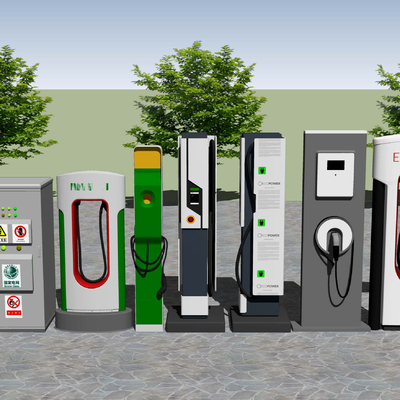 Modern new energy vehicle charging pile