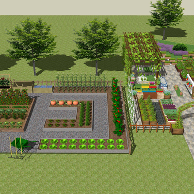 New Chinese-style Rural Parent-child Farm