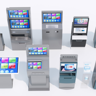 Modern intelligent all-in-one teller machine