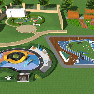 Modern Pet Park Facilities